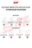 Ecoline Serisi Universal Oto Koltuk Kılıfı