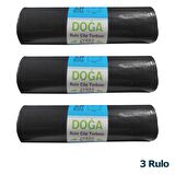 Ecoplast Battal Boy Çöp Torbası Poşeti - 400 Gr. - 90 Litre - 80 x 110 Cm / 10 Adetlik 3 Rulo