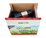 Ecoplast Battal Boy Çöp Torbası Poşeti - 500 Gr. - 90 Litre - 80 x 110 Cm / 10 Adetlik 20 Rulo / Koli