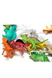 Dinozor String Light Çocuk Bebek Odası Aydınlatma 10 Adet Ledli Dinazor Pilli Işıklı 200 cm