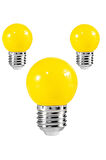 Dekoratif Led Ampul %85 Enerji Tasarruflu Ampul Isı Yapmayan E27 Duylu 3 Adet Led Ampul Sarı