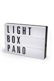 Dekoratif Kişiye Özel Yazılabilen Led Pano Lightbox Mesaj Panosu A4 90 Harf Ve Renkli Emoji