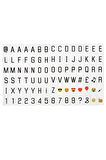 Dekoratif Kişiye Özel Yazılabilen Led Pano Lightbox Mesaj Panosu A4 90 Harf Ve Renkli Emoji