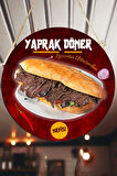 Et Döner Salonu için Çift Taraflı Karşılama Tabelası, Döner Dükkanı Kapı Duvar Tablo Pano Süs Dekoru
