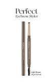 Uzun Süre Kalıcı Asansörlü Kaş Kalemi  Perfect Eyebrow Styler (Light Brown)