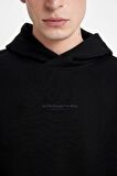 DeFacto Regular Fit Kapüşonlu Baskılı Sweatshirt C6131AX24AUBK81