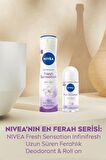 Nivea Kadın Roll-on Deodorant Fresh Sensation 50ml, Ter Kokusuna Karşı 72 Saat Koruma, Ferahlık