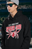 The Amazing Spider-Dad Baskılı Unisex Oversize Örümcek Adam Hoodie