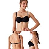 Pierre Cardin Kadın Siena Dolgusuz Straplez Multi Fonksiyonlu Sütyen