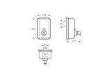 VitrA Arkitekta A44507 Köpük Dispenseri, Krom