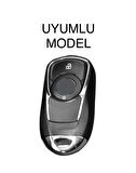 Opel Astra K Ve Insignia Grand Uyumlu Anahtar Koruma Kılıfı Anahtarsız Çaliştırma  Lüx Gri Gold