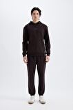 DeFacto Regular Fit Kapüşonlu Baskılı Sweatshirt C6131AX24AUBN337