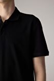 DeFacto Regular Fit Kısa Kollu Basic Düz Pike Kumaş Polo Tişört C1293AX24SPBK81