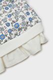Kız Bebek 2'li Takım Çiçekli Sweatshirt Beli Lastikli Tayt