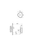 VitrA Plural 7812B403-0016 Üçgen Alçak Çanak Lavabo, VitrA Clean, 47 cm, Beyaz