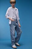 DeFacto Erkek Çocuk Loose Fit Düz Paça Jean Pantolon D7209A825SPNM28