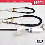 Porsche Boxster MK2 Cayman 987 2004-2013 Convertible Coupe 98754207601 İçin Sağ Cam Kriko Tamir Seti