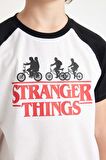 DeFacto Erkek Çocuk Stranger Things Bisiklet Yaka Kısa Kollu Tişört C0520A824SMWT32