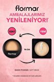 Flormar Yoğun Pigmentli Fırınlanmış Mat Pudra  - Baked Powder - 020 Soft Beige - 8682536053518