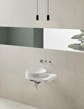 VitrA Origin A45148 Yuvarlak Lavabo Süzgeci, Universal, Sabit, Krom