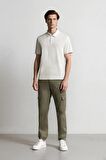 DeFacto Jogger Gabardin Pantolon Beli Lastikli Kargo Cepli Lastikli Paça E1037AX24WNGN425