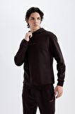 DeFacto Regular Fit Kapüşonlu Baskılı Sweatshirt C6131AX24AUBN337