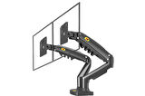 Nb F160 17-27 " Çift Kol Amortisörlü Vesa Monitör Standı Monitör