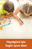 Dev Boyama Çiftlik Temalı Bebek, Kreş ve Çocuk Aktivite ve Boyama Rulosu - Kids Coloring Roll