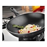 Cem Wok Pratiko Tava 28 Cm Gri