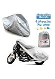 Asya Hero 125 Yeni Motor Brandası Arka Çanta Uyumlu  Ekonomik   Koruma Gri