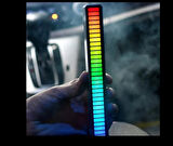 Sese Duyarlı Ritim Çubuğu,RGB 32Led Işık Atmosfer Işığı,Parti, Araç İçi, Oyun Odası Ekolayzer