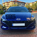 Hyundai Elantra Sinyalli Batman Yarasa Ayna Kapağı Piano Black 2021 Sonrası