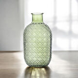 Bak Gel Al Elegant Yeşil Cam Vazo – Doğanın Zarafetini Evlerinize Taşıyan Şık Tasarım,