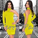 Elo  TP101061 Asimetrik Mini Elbise