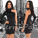 Elo  TP101061 Asimetrik Mini Elbise