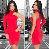 Elo  TP101061 Asimetrik Mini Elbise