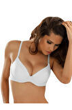 Kadın Beyaz Basic Desire Micro Push-up Sütyen 80