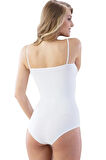 Ip Askılı Dikişsiz Çıtçıtlı Body Korse 1923 Beyaz