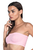 Kadın Neon Pembe Seamless Straplez Büstiyer Sütyen MI16SBU00001