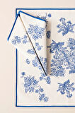 Elysian Blue, Premium Seri Mutfak Sunum Peçetesi, Duck Keten Kumaş 40x40cm