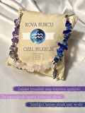 Kova Burcu Özel Doğal Taş Burç Bilekliği
