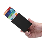 Otomatik Mekanizmalı Alüminyum Kredi Kartlık RFID Koruma