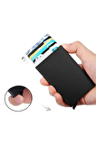 Otomatik Mekanizmalı Alüminyum Kredi Kartlık RFID Koruma
