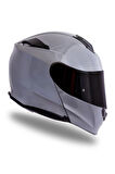 Delta Basic Nardo Gri Çene Açılır Kask