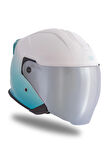 Palio 2  DeepSky Mavi-Beyaz  Kask
