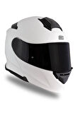 Delta Basic Beyaz Çene Açılır Kask