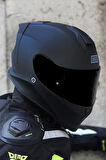 Dinamo Evo Mat Siyah Kask