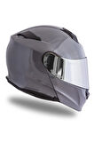 Delta Basic Nardo Gri Çene Açılır Kask