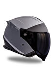 Palio 2  Scout Mat Titanyum-Siyah  Kask