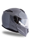 Delta Basic Nardo Gri Çene Açılır Kask